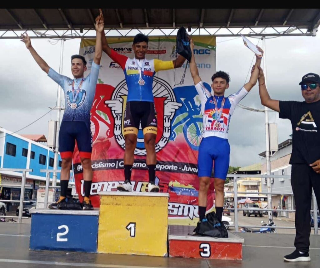 El nirgüeño Jaiker Morillo subió al podio en categoría sub23