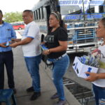 Entregaron obsequios a los transportistas