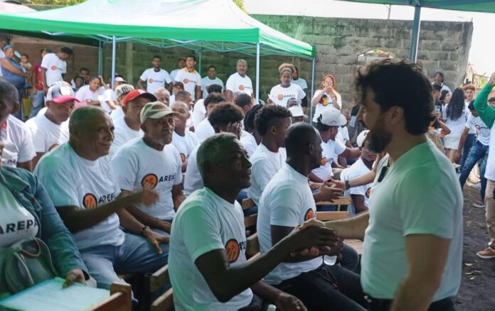 Se reunió en Cocorote con un grupo de campesinos