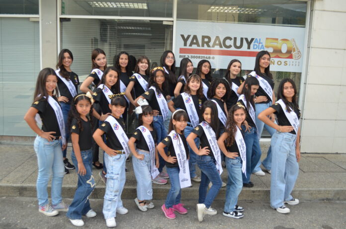 Las lindas niñas vinieron con la mejor simpatía y carisma a la redacción de Yaracuy al Día