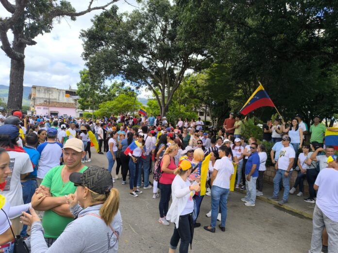 En Nirgua efectuaron una concentración pacífica