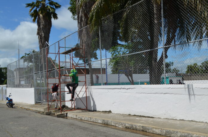 La Alcaldía de Independencia entregara la cancha rehabilitada como regalo