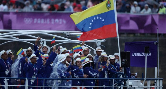 Venezuela ocupó el puesto número 196 de las delegaciones participantes, fue uno de los últimos países en desfilar en la ceremonia de inauguración, después de Vanuatu