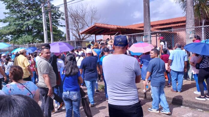 En el sector Morichal actualmente se están llevando a cabo los comicios de acuerdo a lo pautado