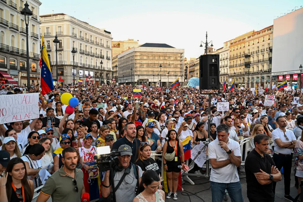 En Madrid los venezolanos ambién alzaron su voz