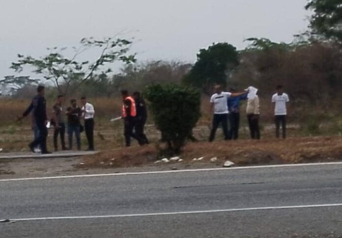 El crimen fue en plena Autopista Cimarrón Andresote