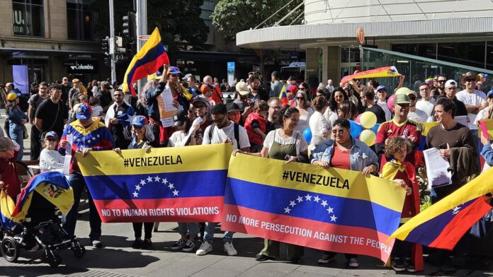 En Sydney, Australia los venezolanos pidieron el cese de la violación de los derechos humanos