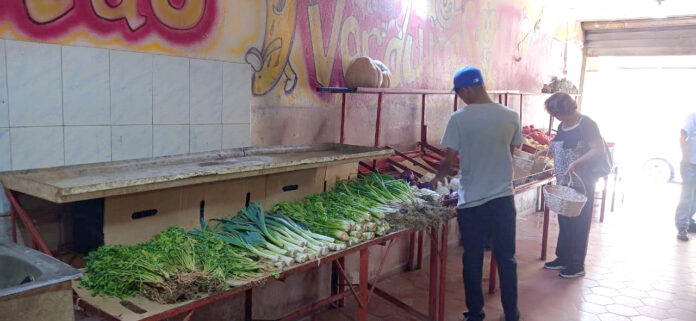 A los consumidores les tocó recorrer varios locales para adquirir frutas y verduras, debido a que muchos puestos se quedaron con poca mercancía, esto a consecuencia de las dificultades para abastecer los comercios de alimentos perecederos por el cierre temporal de Mercabar, en Lara, tras las elecciones. Ciudadanos también denunciaron un exagerado incremento en los precios de algunos rubros