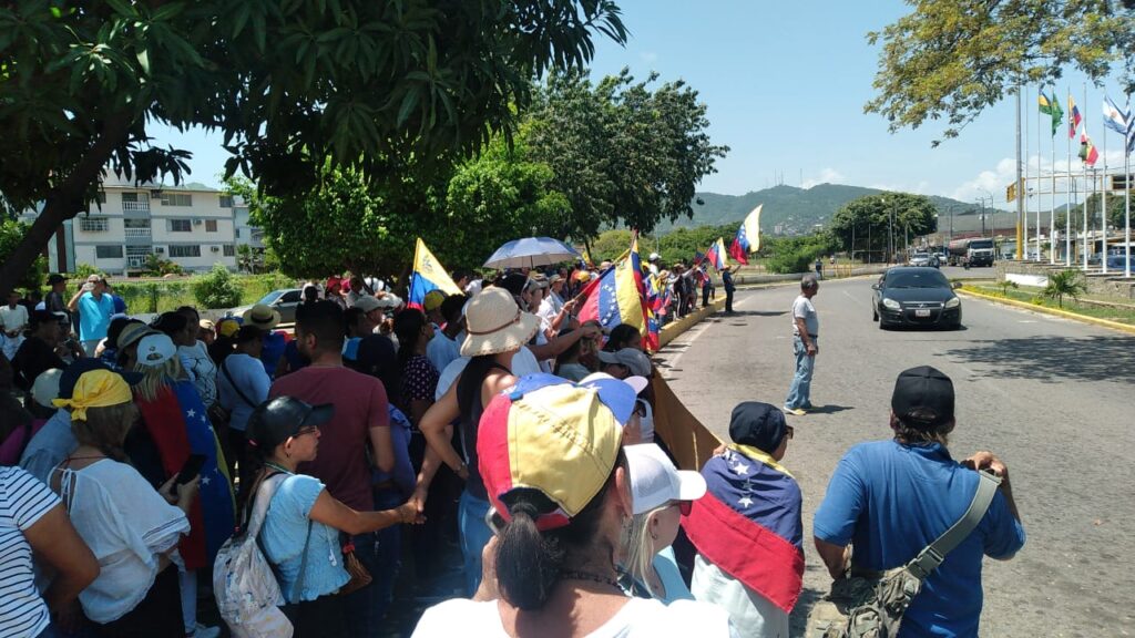 En Anzoátegui hubo manifestaciones en Puerto La Cruz, Anaco, entre otras zonas