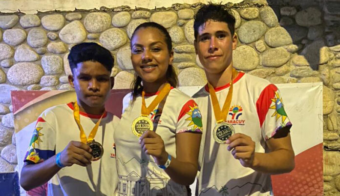 Atletas yaracuyanos se bañaron de oro en la competición