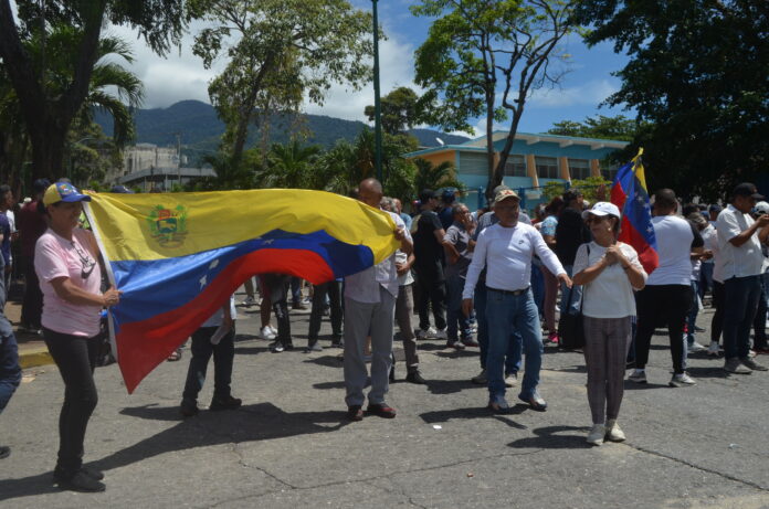 Las protestas fueron realizadas en los diferentes municipios de la entidad