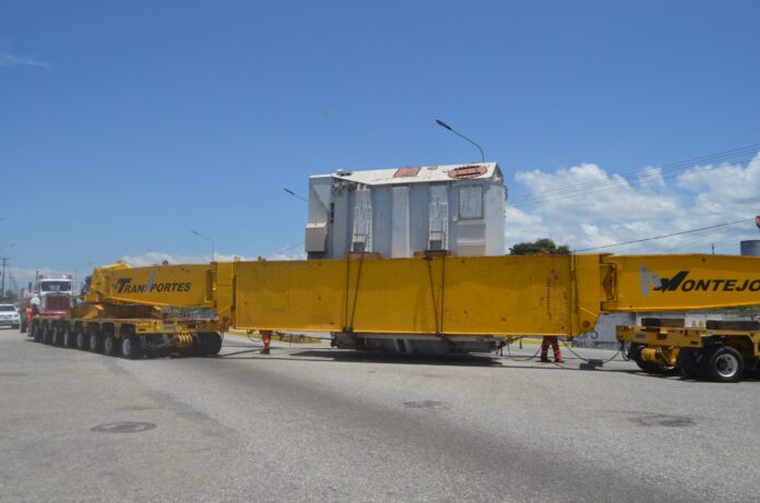 La función del gigantesco equipo es mejorar el sistema eléctrico