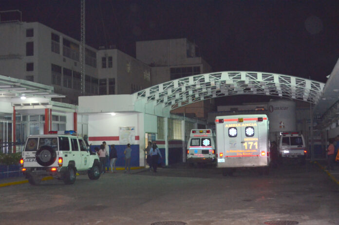 Tres de los lesionados permanecen recluidos en el Hospital Central de San Felipe