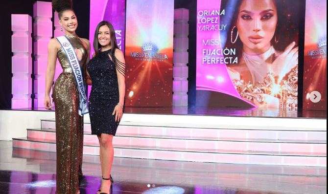 La yaracuyana obtuvo la banda Miss Fijación Perfecta, patrocinada por una reconocida marca de productos para el cabello