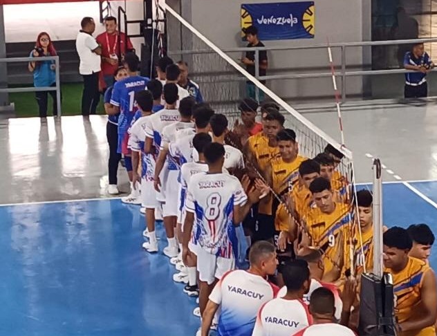 El sexteto de voleibol de Yaracuy masculino venció a Guyana Esequiba 3x0