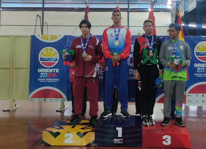 Edixon López ganó la presea dorada en 65 kg