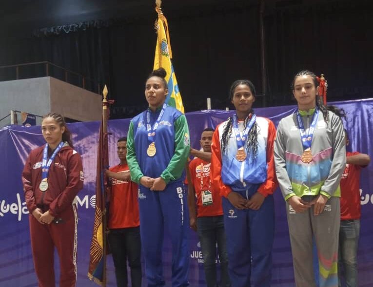 Mayra Conopoy ganó bronce en judo