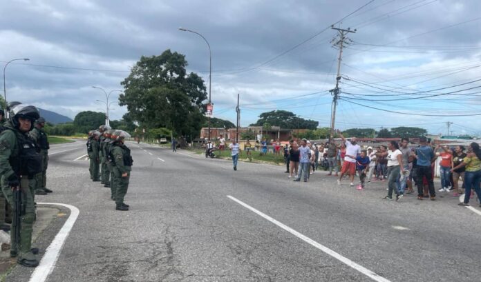 Las protestas fueron los días #29julio, #30julio y #31julio en la región yaracuyana