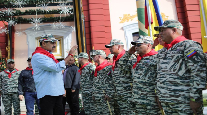 La juramentación la hizo el Presidente con la espada de El Libertador en las manos (Foto cortesía)