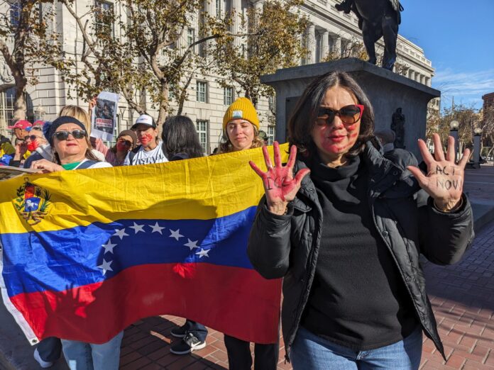 La oposición protestó para exigir respuesta de la CPI y además solicitando libertad y justicia (Foto RRSS)