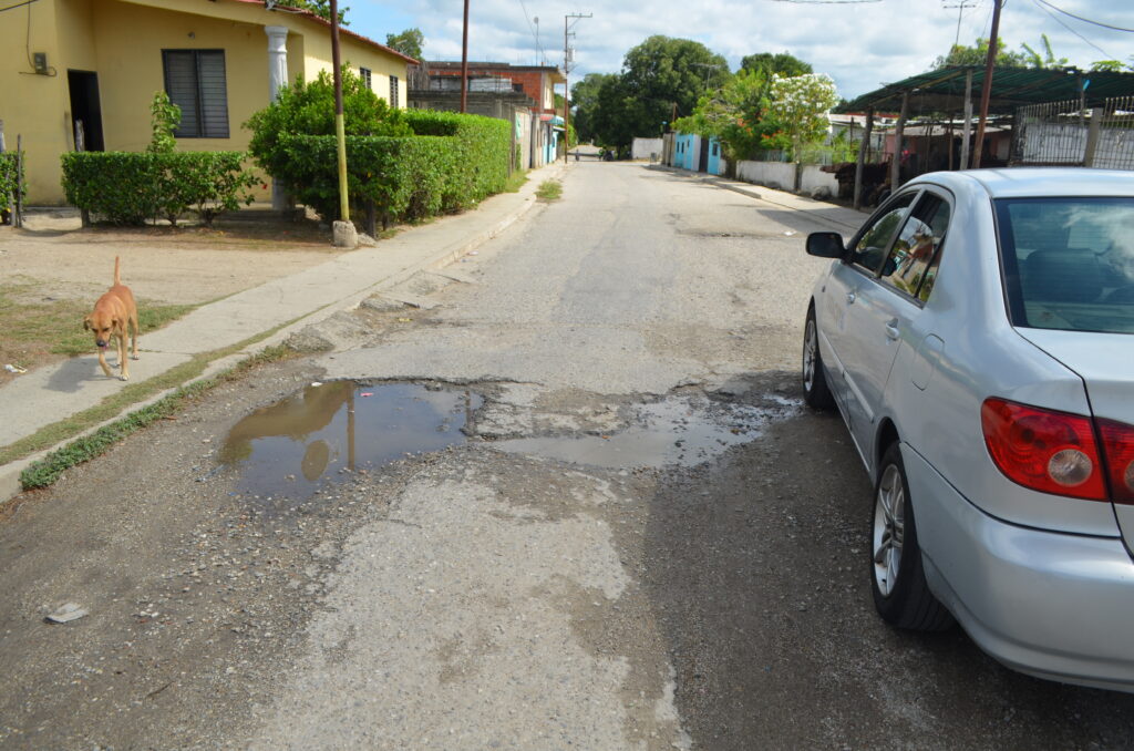 Las calles parecen un colador