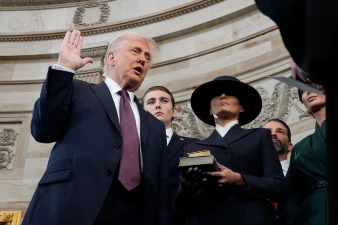 Donald Trump tomó posesión este lunes 20 de enero como el presidente de Estados Unidos número 47. En el acto, celebrado en la cúpula del Capitolio, en Washington, declaró en 