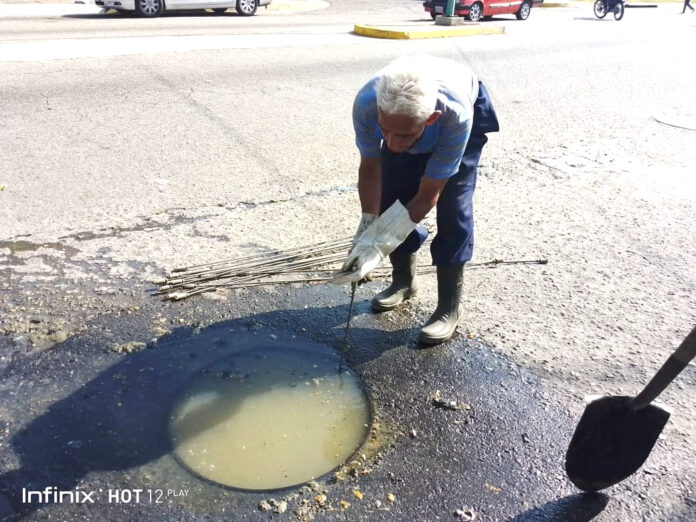 Trabajadores de la hidrológica solventaron la situación este miércoles #8eene