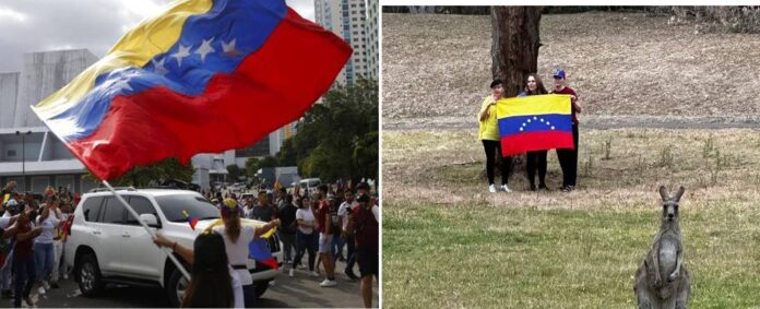 En varios países desde tempranas horas de la mañana de este #9ene los venezolanos salieron a manifestar su descontento