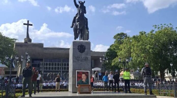 Los yaracuyanos recuerdan los 12 años de la muerte de Hugo Chávez, se reunieron en la plaza Bolívar de San Felipe