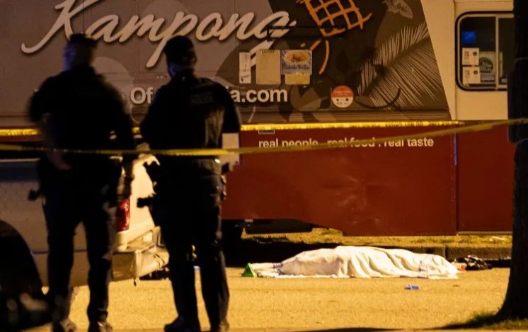 El vehículo entró en la calle y embistió a personas que asistían al festival del Día de Lapu Lapu