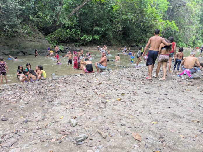 El parque reacreativo ha estado muy concurrido