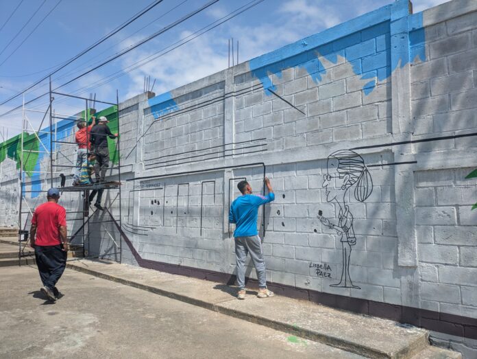 Este trabajo le está dando otro rostro a este conocido paso peatonal en pleno corazón de la ciudad capital de Yaracuy