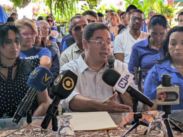 José de la Cruz Reyes, candidato a la Gobernación de Yaracuy y a la Asamblea Nacional (AN) por los partidos Un Nuevo Tiempo (UNT) y Unidad y Cambio