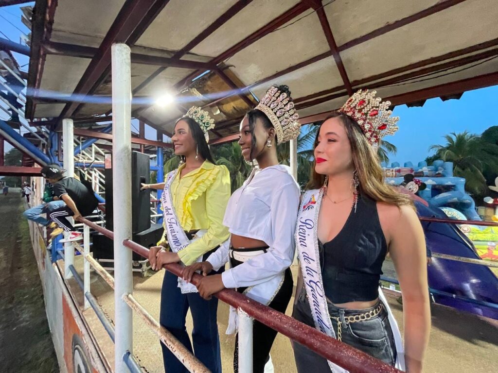 Joseni Graterol, reina de la Feria de Mayo 2025; Claritza Borregales, Reina del Turismo y Fabiana Delgado, Reina de la Ganadería estuvieron presentes