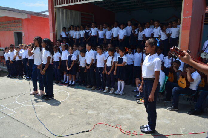 Los niños mostraron lo aprendido durante el proceso de formación