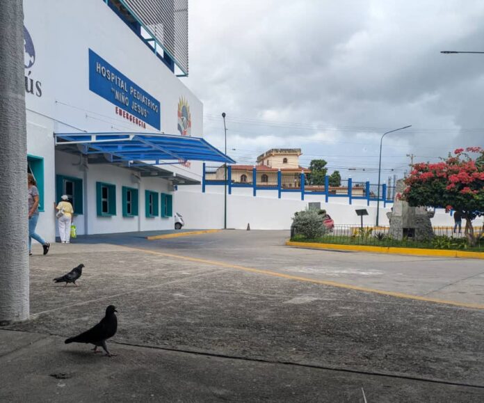 Los niños permanecen recluidos en el Hospital Pediátrico Niño Jesús