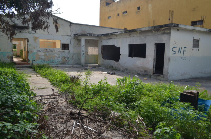 Todavía está la estructura sin puertas ni ventanas