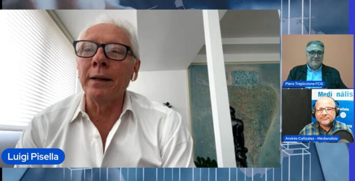 Luigi Pisella, presidente de Conindustria, ofreció una radiografía de la situación actual del aparato productivo nacional