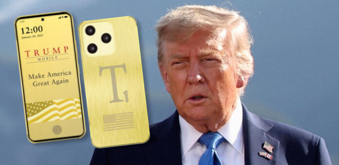 Junto al nuevo smartphone, el grupo empresarial liderado por los hijos del Presidente estadounidense anunció la creación de un nuevo servicio de telefonía llamado Trump Mobile Foto cortesía La Vanguardia