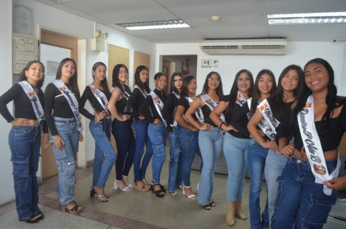 Grupo de aspirantes de Media General son todas muy hermosas