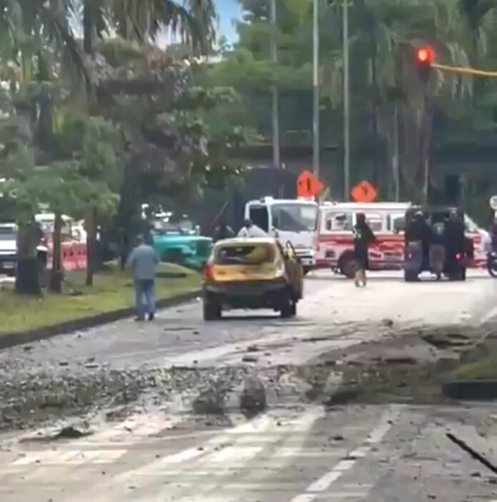 El atentado ocurrió este jueves en Valle del Cauca, dejó un herido
