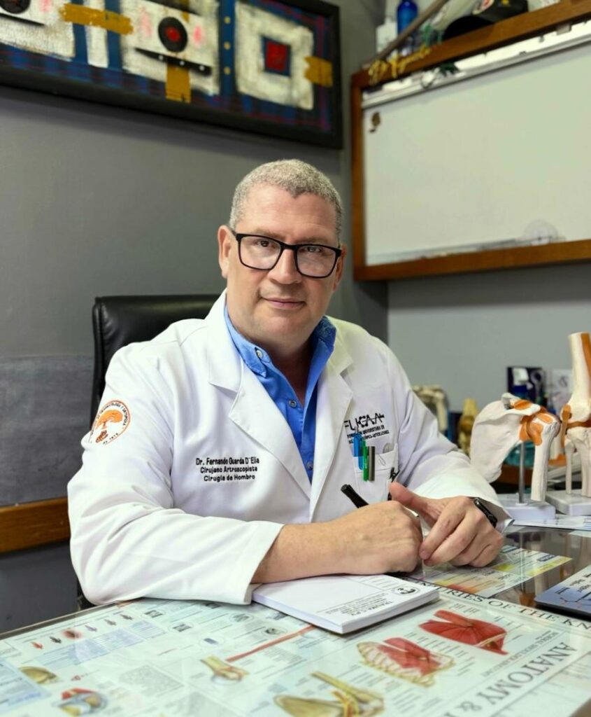 Fernando Guarda D'Elía, médico traumatólogo deportivo y especialista en hombro y codo