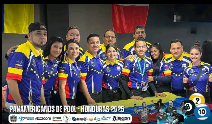 Delegación venezolana que acudió al evento internacional