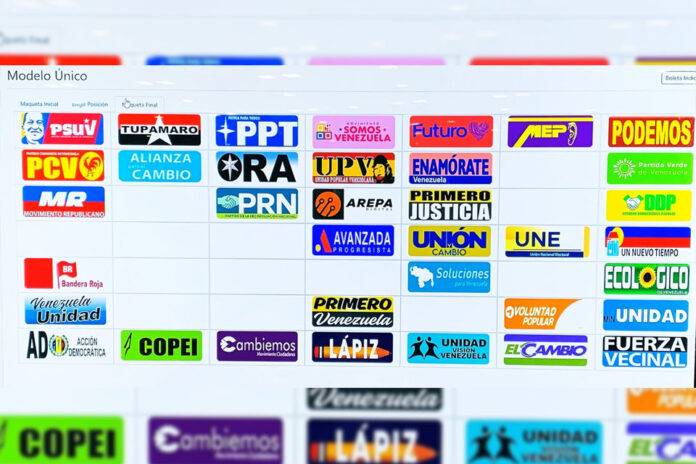 El tarjetón presenta algunos cambios, entre ellos las posiciones de algunos partidos