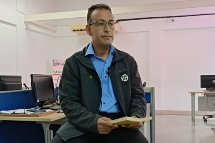 Eduardo Torres fue detenido el 9 de mayo del presente año en los alrededores de Parque Central, en Caracas