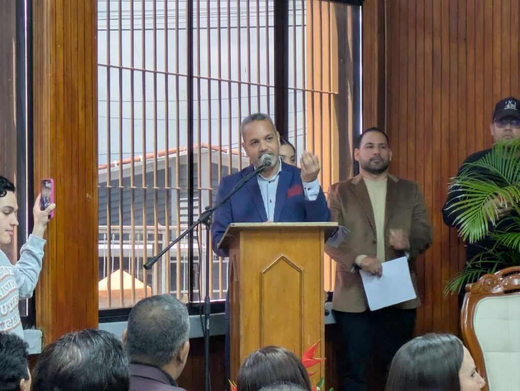 Yoemixon Mujica fue el orador de orden en el acto protocolar