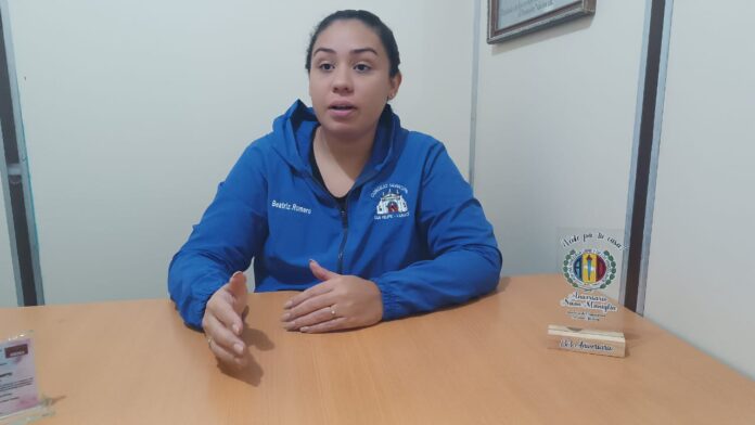 La dirigente de 34 años es también concejal del municipio San Felipe