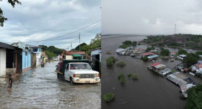 Hay posibilidad de que suban más los niveles hídricos este fin de semana por el paso de la onda tropical 16 sobre Venezuela Foto cortesía