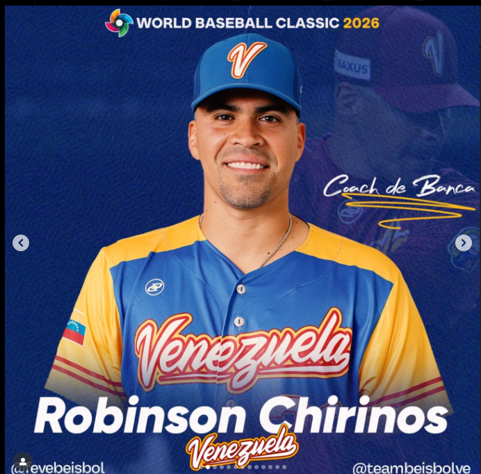 Robinson Chirinos, coach de banca