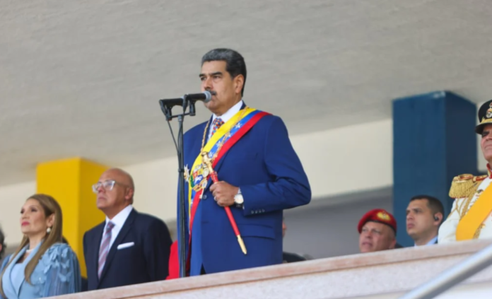 El mandatario ofreció un discurso en el desfile de esta fecha patria